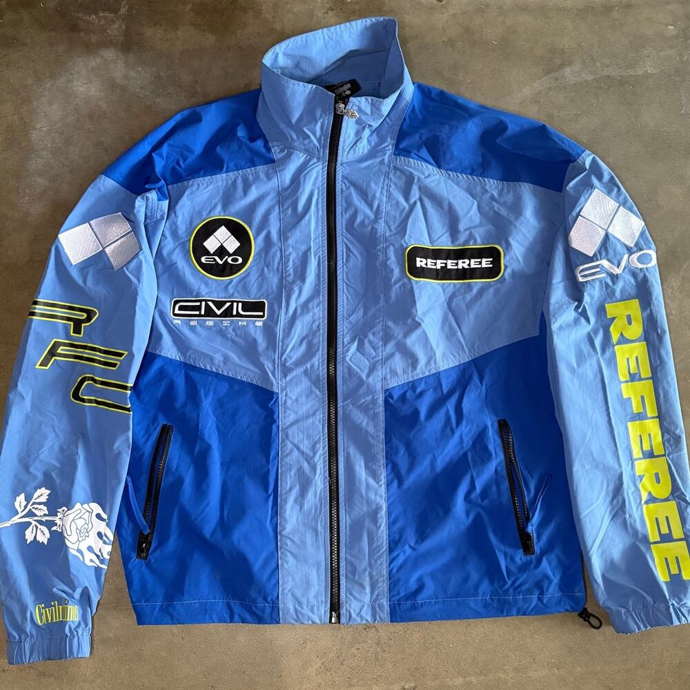 Civil Regime x EVO FGC Referee Windbreaker Full Zip Mens M